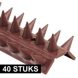 40x Antiklim hekpunten tegen inbraak / katten / vogels 50 cm -