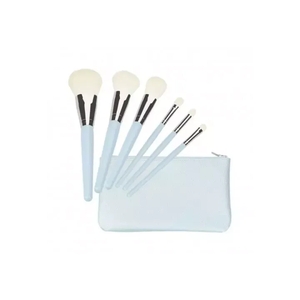 Mimo Beauty Blauwe make-up kwasten set 6 stuks