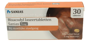 Sanias Laxeertabletten bisacodyl 5 mg 30 Tabletten