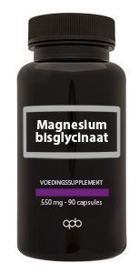 APB Holland Magnesium bisglycinaat 550 mg puur 90 Capsules