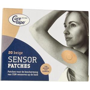 Curetape Sensor patch beige 20 Stuks