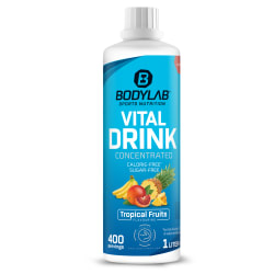Bodylab24 Vital Zero Drink - 1000ml - Tropical Fruits