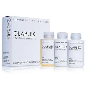 Rekonstruktive Haarbehandlung Traveling Stylist Kit Olaplex Nº 1 - Nº 2 (3 Pcs)