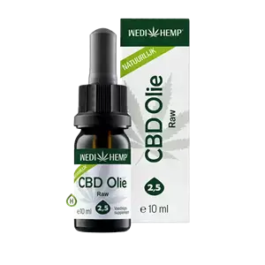 Wedihemp / Medihemp Raw CBD Olie (2,5%) – 10ML | 