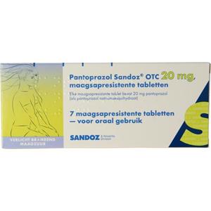 Sandoz Pantoprazol 20mg 7 Stuks