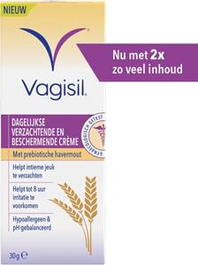 Vagisil Dagelijks verzachtende en verzorgende crème 30 Gram