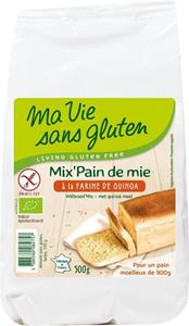 Ma Vie Sans Wit broodmix met quinomeel bio glutenvrij 500G