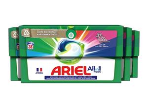 Ariel Pods All-in-1 Color Clean & Fresh Voordeelverpakking - 152 Wasbeurten (4x38)