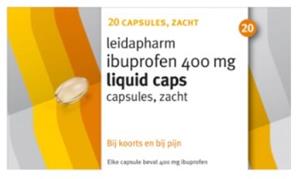 Leidapharm Ibuprofen liquid caps 400mg 20cp