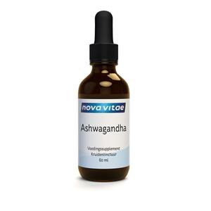 Nova Vitae Ashwagandha kruidentinctuur alcoholvrij 60 ML