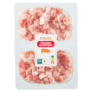 PLUS Dobbelsteentjes gerookt spek