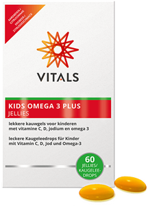 Vitals Kids omega 3 plus jellies 60 Stuks