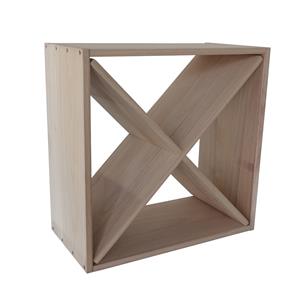 IVOL Wijnrek met kruis - 50 x 50 cm - Hout