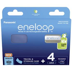 Panasonic eneloop HR03 +Box Oplaadbare AAA batterij (potlood) NiMH 800 mAh 1.2 V 4 stuk(s)