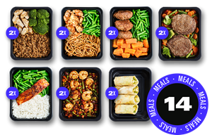 Prep The Food Verse kant en klare fitness maaltijden - Pakket afvallen - Mix pakket afvallen