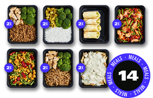 Prep The Food Verse kant en klare fitness maaltijden - Pakket afvallen - Kip diepvries