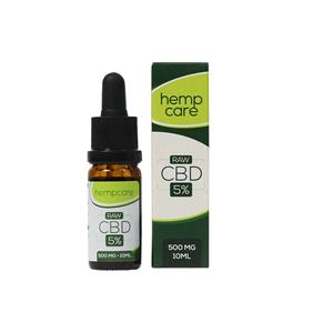 Hempcare RAW 5% CBD olie 10 ml