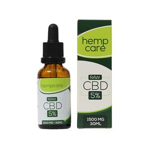 Hempcare RAW 5% CBD olie 30 ml
