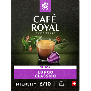 CAFÉ ROYAL afe Royal Lungo Classico XL Box 18 Stuks 93g bij Jumbo