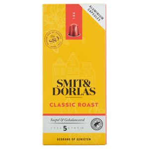 SMIT&DORLAS mit & Dorlas Classic Roast Koffiecups 10 Stuks bij Jumbo