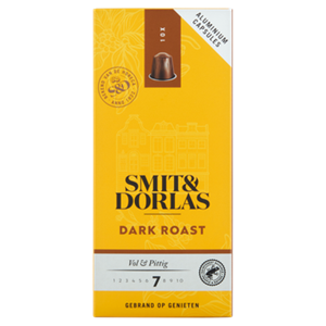 SMIT&DORLAS mit & Dorlas Dark Roast Koffiecups 10 Stuks bij Jumbo