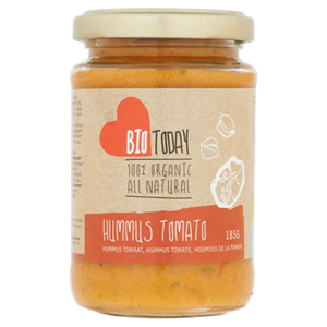 Bio Today ioToday Hummus Tomaat 185g bij Jumbo