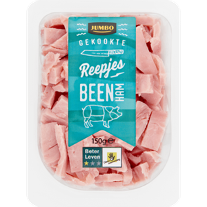 Jumbo umbo Gekookte Reepjes Beenham 150g