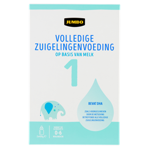 JUMBO umbo Standaard 1 Volledige Zuigelingenvoeding van 06 Maanden 2 x 400g