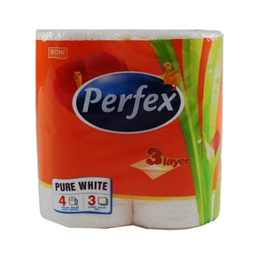 Perfex toiletpapier 3 lagen - 4rollen