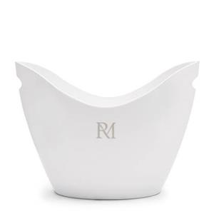 Rivièra Maison Riviera Maison Wijnkoeler Wit - RM Monogram Outdoor - Kunststof