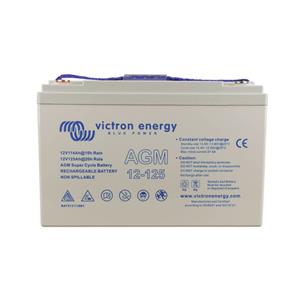 victronenergy Victron Energy AGM Super Cycle 12V 125Ah BAT412112081 Solarakku 12V 125Ah Blei-Gel (B x H x T) 330 x