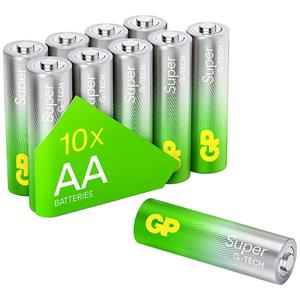 gpbatteries GP Batteries Super Mignon (AA)-Batterie Alkali-Mangan 1.5V 10St.