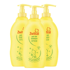 Zwitsal  Anti Klit Shampoo - 3 x 400ml - Voordeelpack