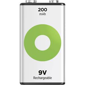 Oplaadbare 9V batterij (blok) ReCyko NiMH 8.4 V 200 mAh 1 stuk(s)