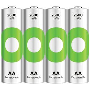 GP Batteries ReCyko Oplaadbare AA batterij (penlite) NiMH 2600 mAh 1.2 V 4 stuk(s)