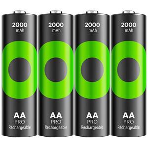 GP Batteries ReCyko Pro Oplaadbare AA batterij (penlite) NiMH 2000 mAh 1.2 V 4 stuk(s)