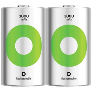 ReCyko Oplaadbare D batterij (mono) NiMH 3000 mAh 1.2 V 2 stuk(s)