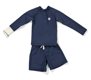 Tenue Soleil UV Set Blauw 8-10 jaar