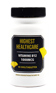 Highest Healthcare Vitamine B12 1000mcg Smelttabletten