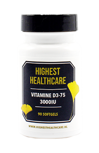 Highest Healthcare Vitamine D3-75 3000IU Softgels