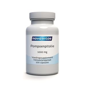 Nova Vitae Pompoenpitolie 1000mg, 100 capsules