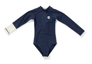 Tenue Soleil UV Swimsuit Blauw 10-12 jaar