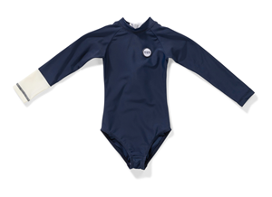 Tenue Soleil UV Swimsuit Blauw 6-8 jaar