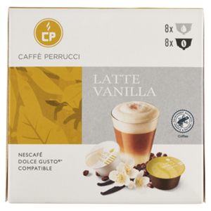 Jumbo affe Perrucci Koffie Latte Vanilla 16 Stuks 164g bij 