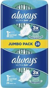 Always Maandverband ultra normaal plus 28 Stuks