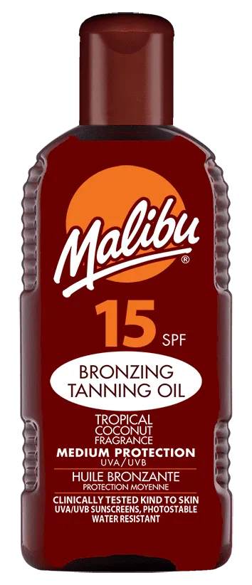 Malibu Zonnebrand Tanning Oil Coconut SPF15 - 200ml