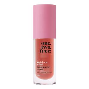 One.two.free! Stap 3: Verzorging Shine Bright Lip Oil