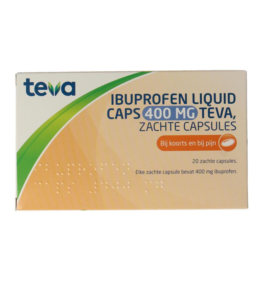 Teva Ibuprofen 400mg liquid caps