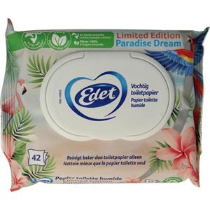 Edet Vochtig Toiletpapier Paradise Dream, 42 stuks