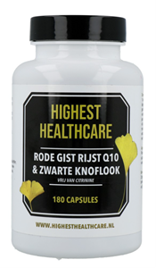 Rode Rijst Q10 & Zwarte Knoflook Capsules